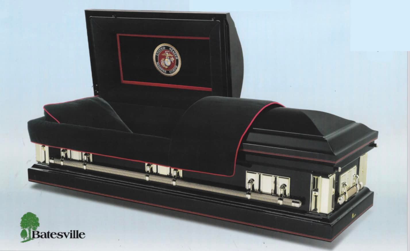 U.S. Marine Corps memorial casket